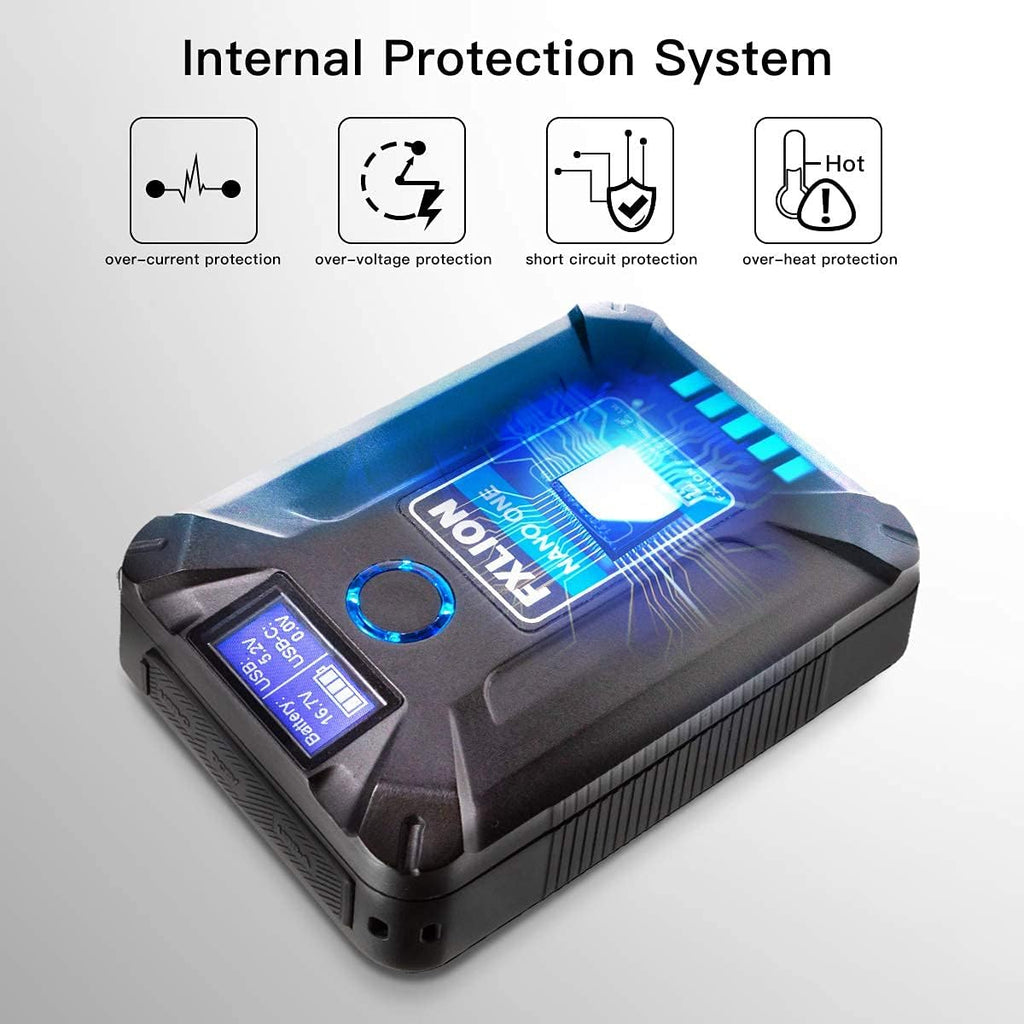 V Mount Battery 3400mAh with D-TAP, USB-C, USB-A, Micro USB Plugs B538024