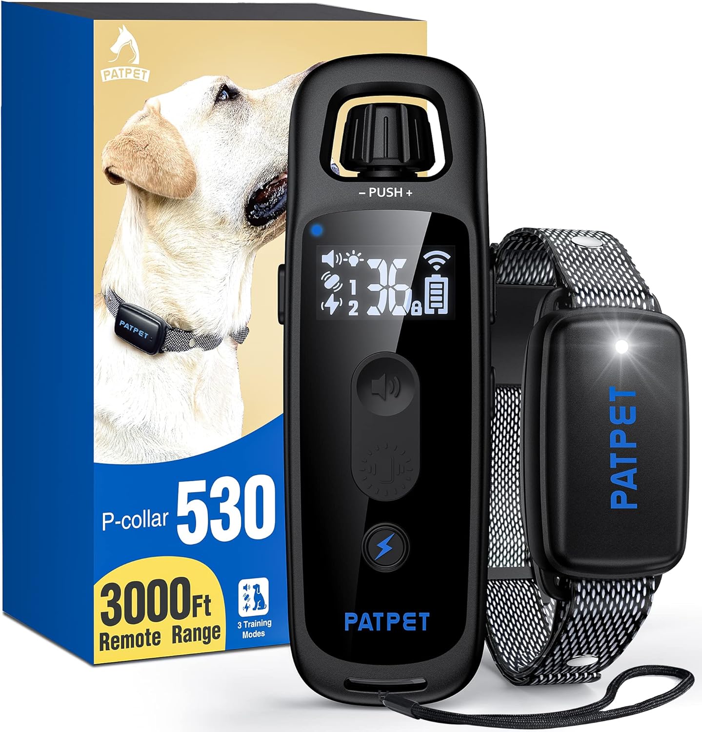 Electric Dog Training Collar with Remote, Pack of 2 K3733