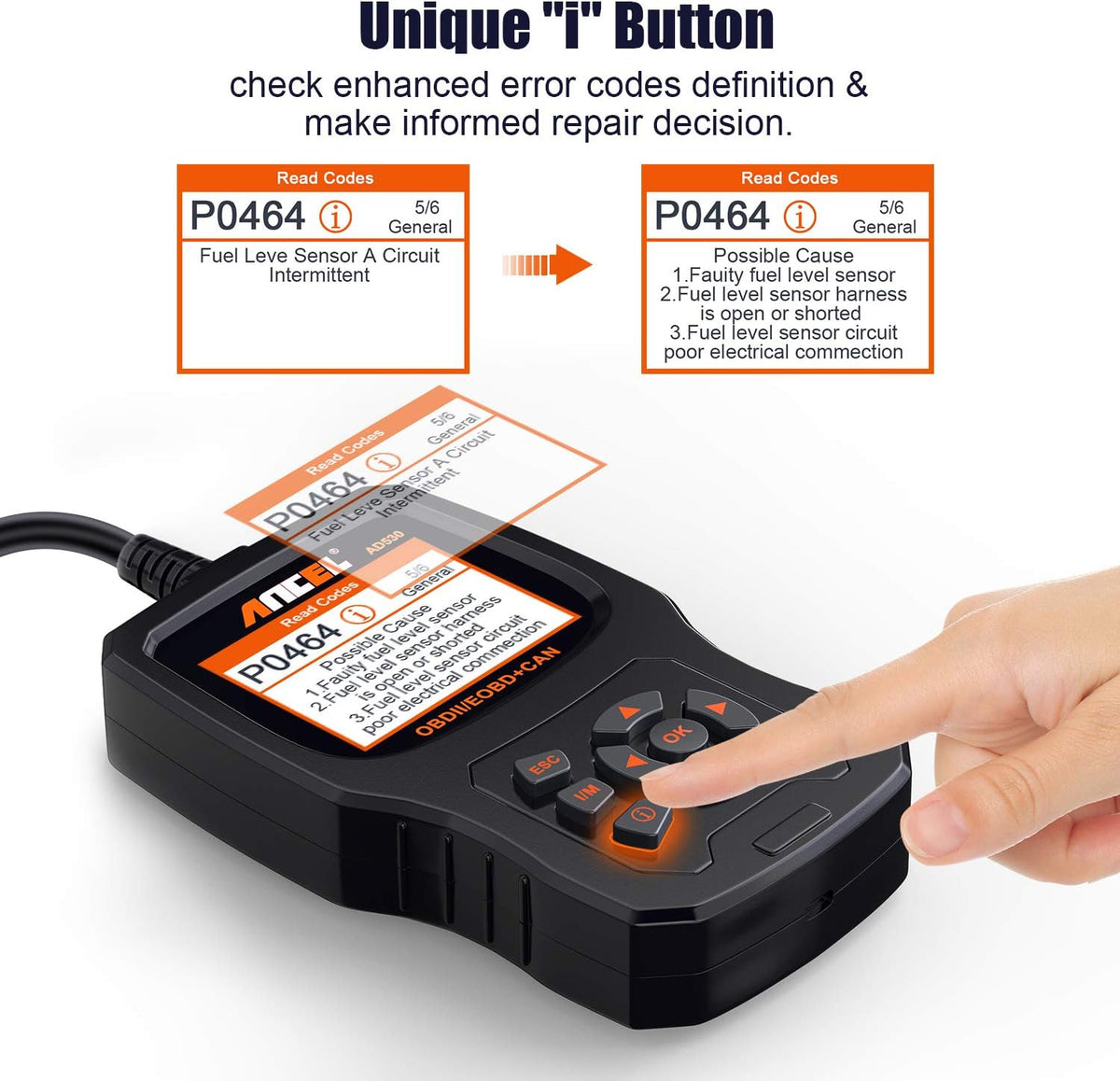 OBD2 Scanner Car Code Reader Diagnostic Scan Tool Pack of 2 J77691