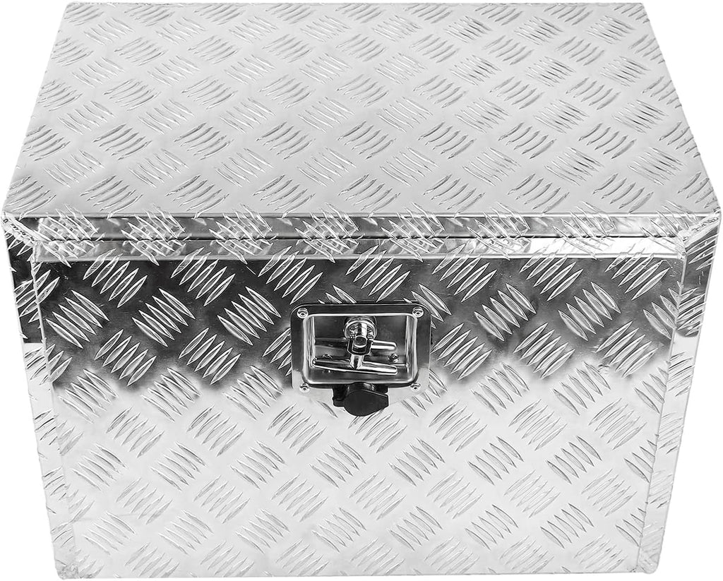 Silver Aluminum Pick Up Truck Bed Tool Box with Lock Keys L558600