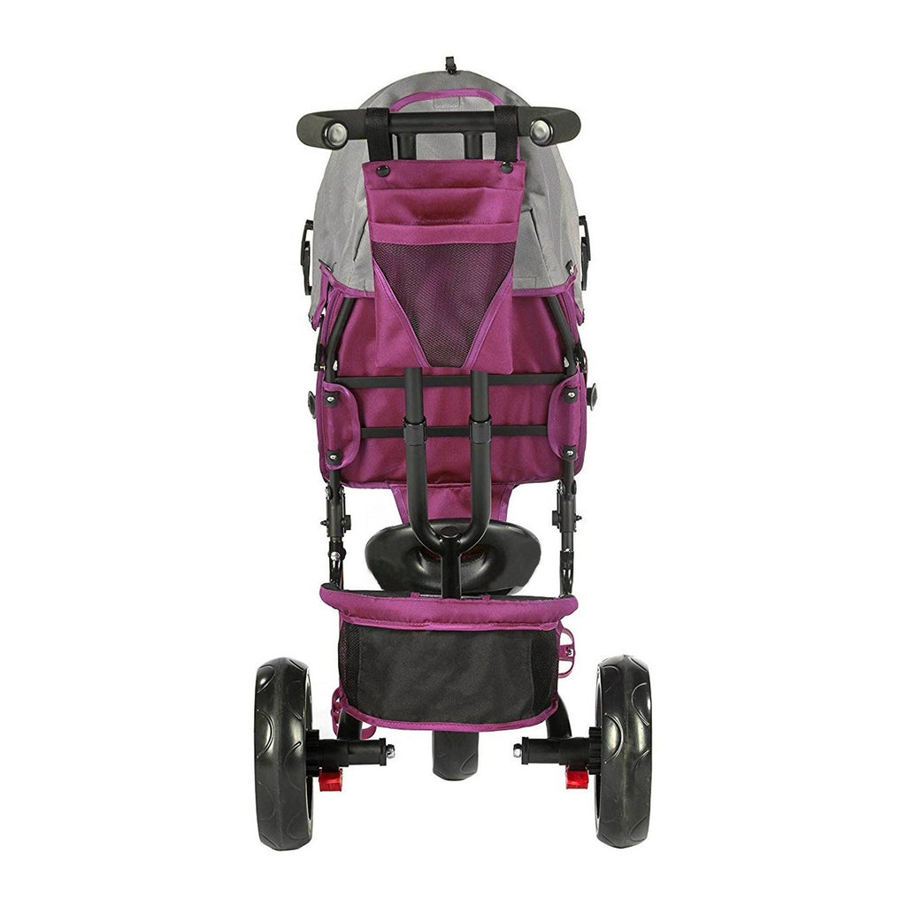 4-in-1 Stroller Trike with Full Canopy (Pink) O752467
