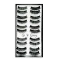 Retro-Glam L3 Black Eyelashes (10 pairs) A287