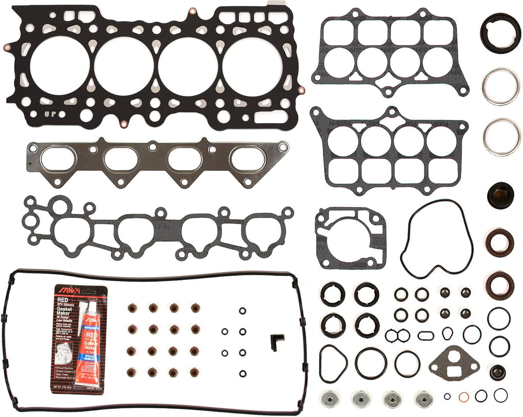 Head Gasket Set Intake Exhaust Valves for 92-96 Honda Prelude 2.3L H23A1 DOHC S452660