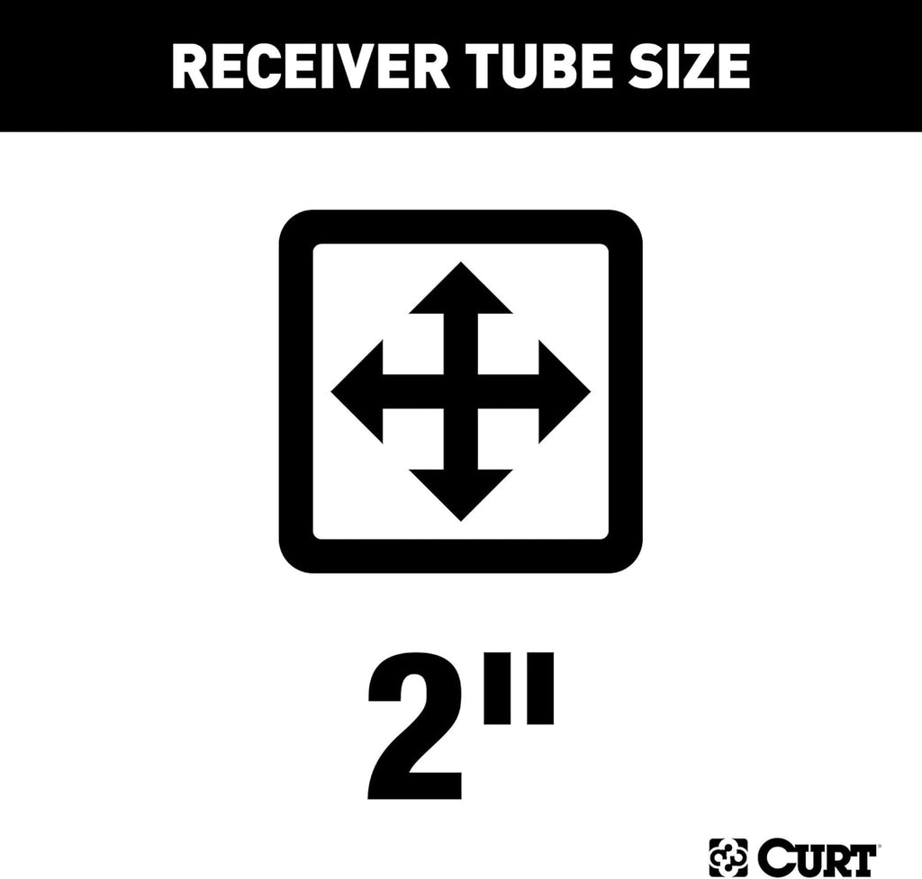 Class 3 Trailer Hitch, 2-Inch Receiver, Exposed Main Body U858298