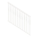 White Aluminum Deck Stair Rail Kit H428