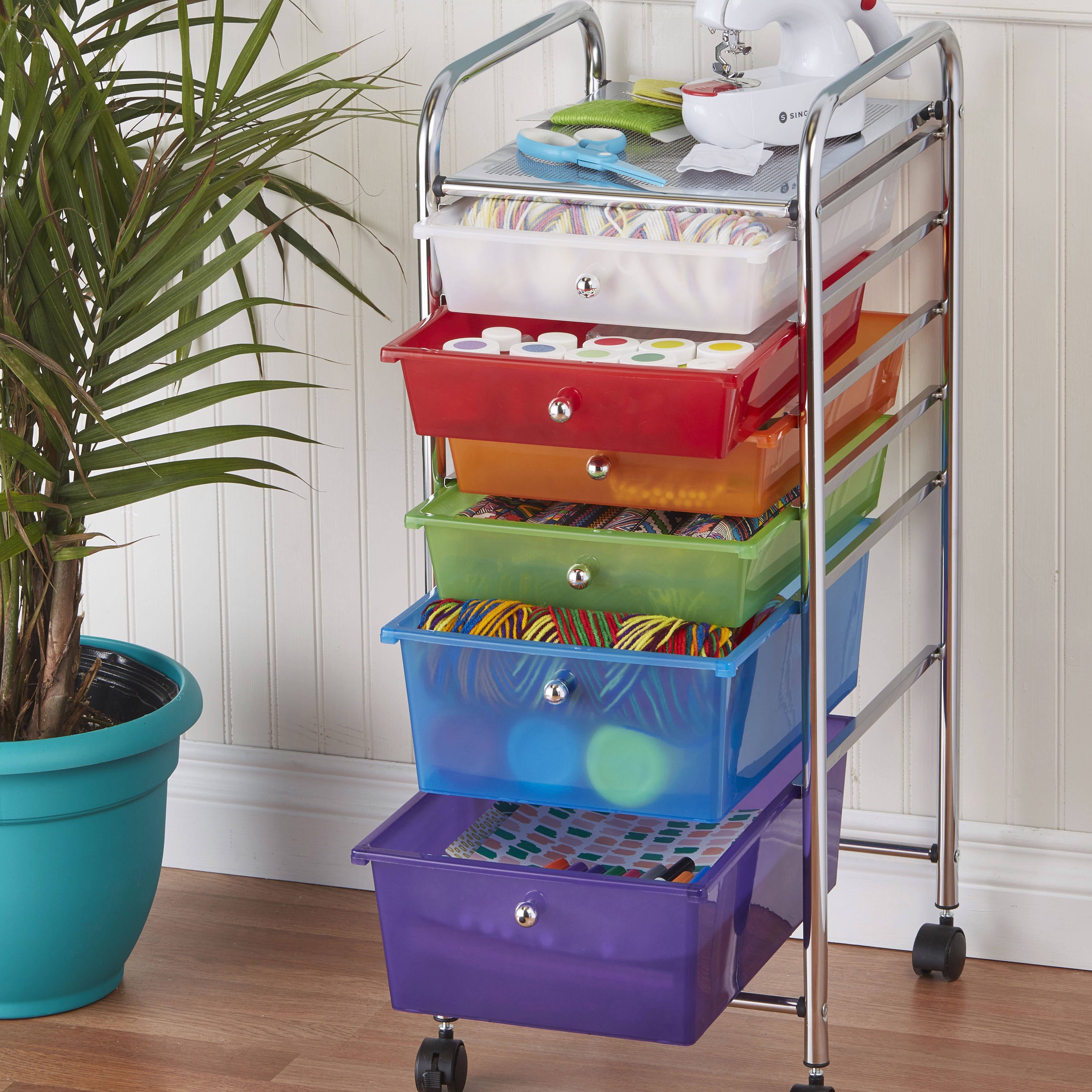 6 Drawer Mobile Organizer W26963