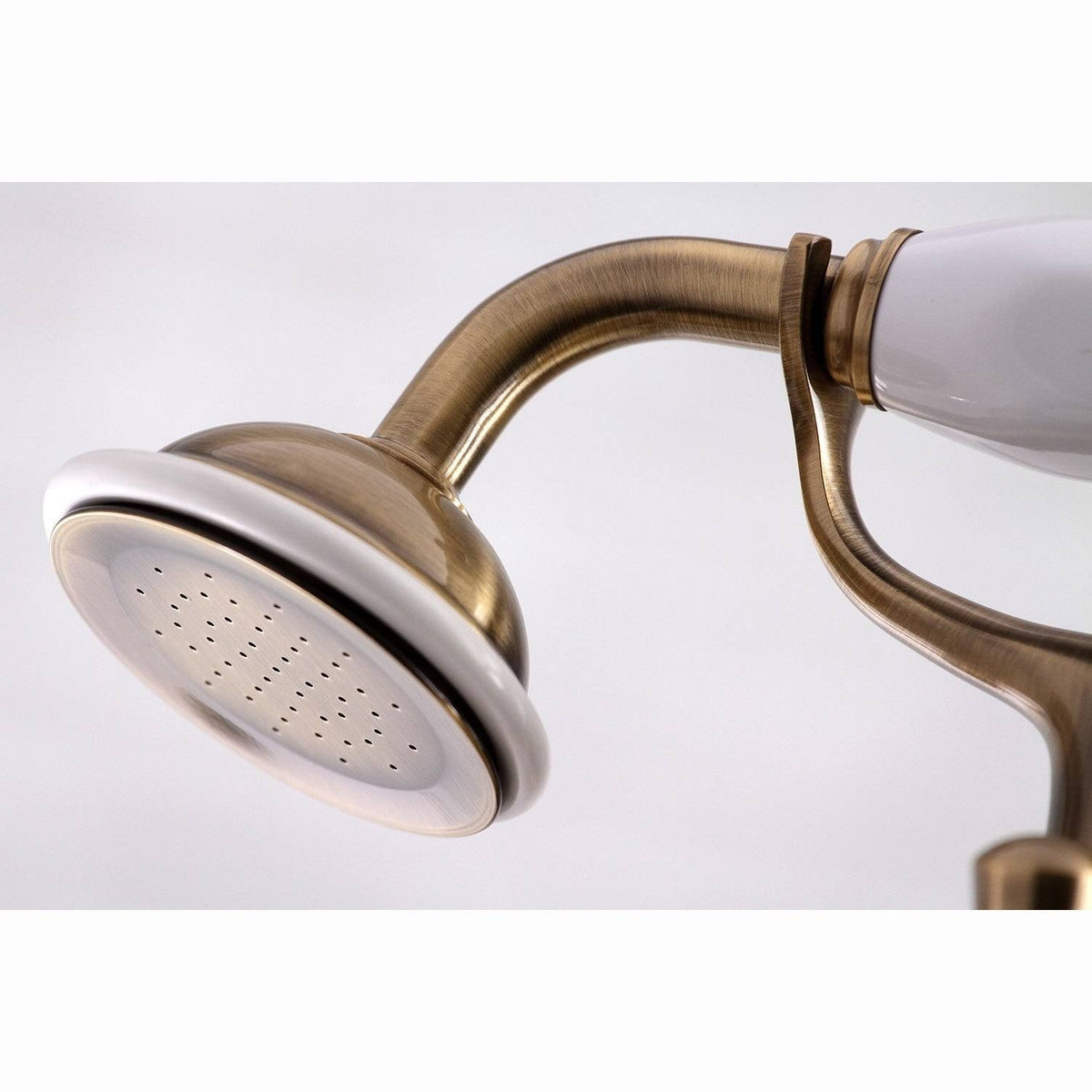 Brushed Brass Clawfoot Tub Faucet with Hand Shower M994236
