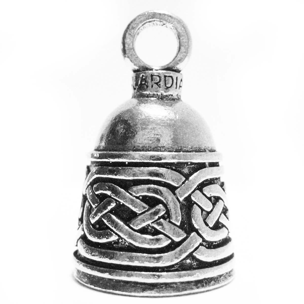 Irish Celtic Weave Motorcycle Biker Bell or Key Ring D28447