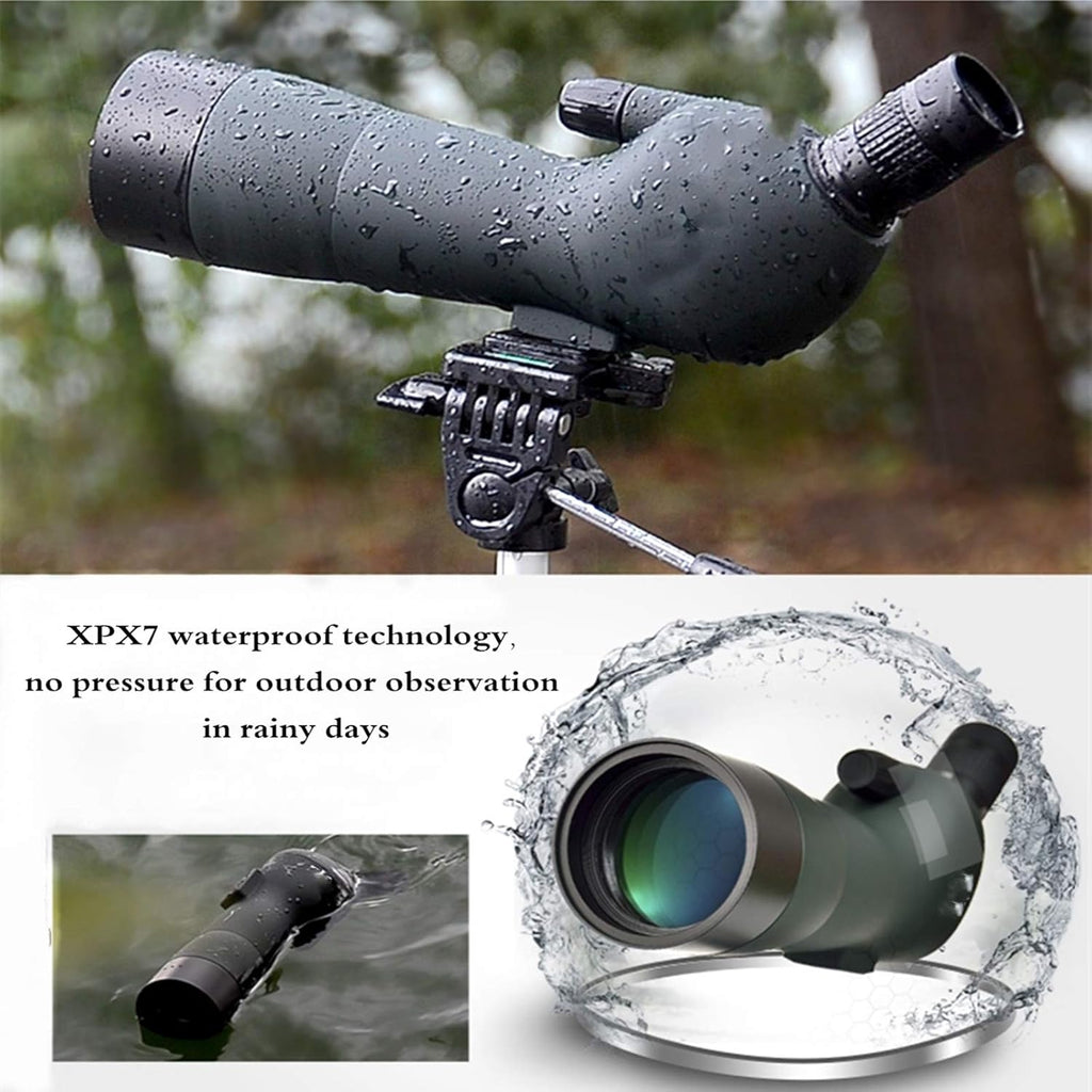 20-60x60 HD Spotting Scope with Tripod, BAK4 Prism, Waterproof H8616