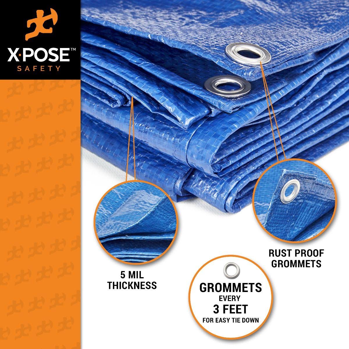 Blue Poly Tarps 10 x 16 - Case of 12 A37792