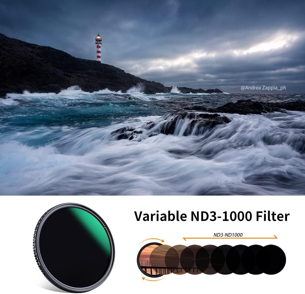 67mm Variable ND3-ND1000 Neutral Density Lens Filter Pack of 2 H332