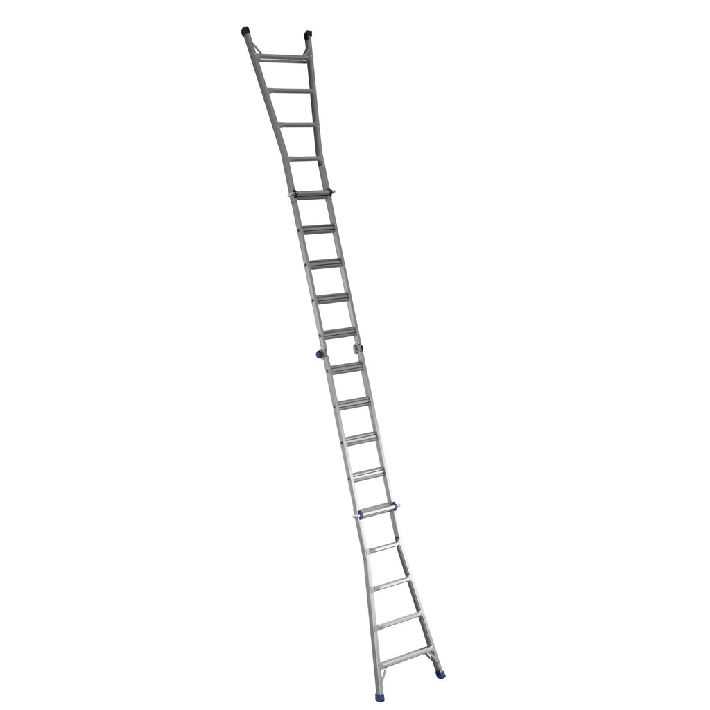 22 foot Reach Height Aluminum Multi-Position Ladder, 300 lb. Load Capacity Type IA Duty Rating X553