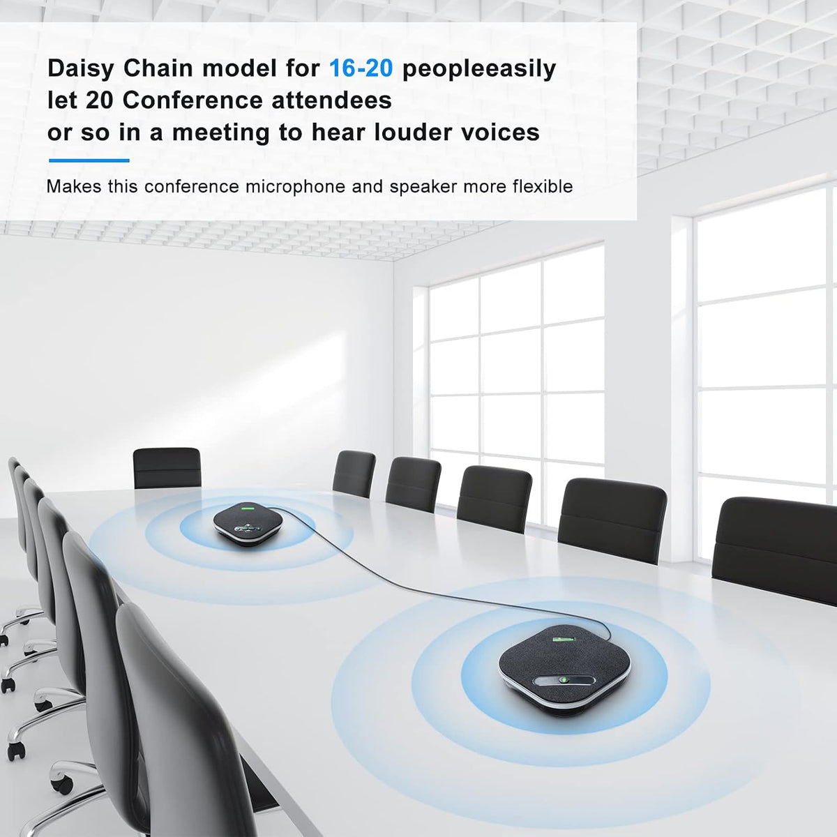 Bluetooth Speakerphones Conference Microphone with Microphone N745