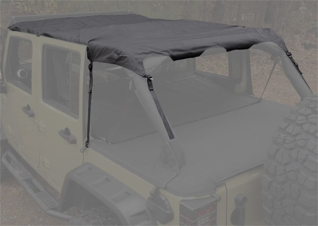 Black Diamond Jeep Wrangler JK 4 Door Pocket Island Topper C917