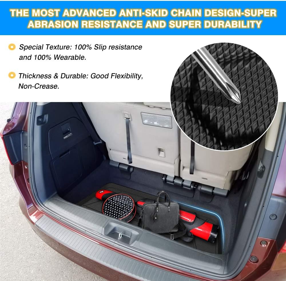 Odorless High Side 3D Trunk Floor Mat O4730