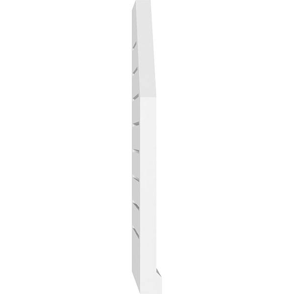 Octagonal Surface Mount PVC Gable Vent with Brickmould H166
