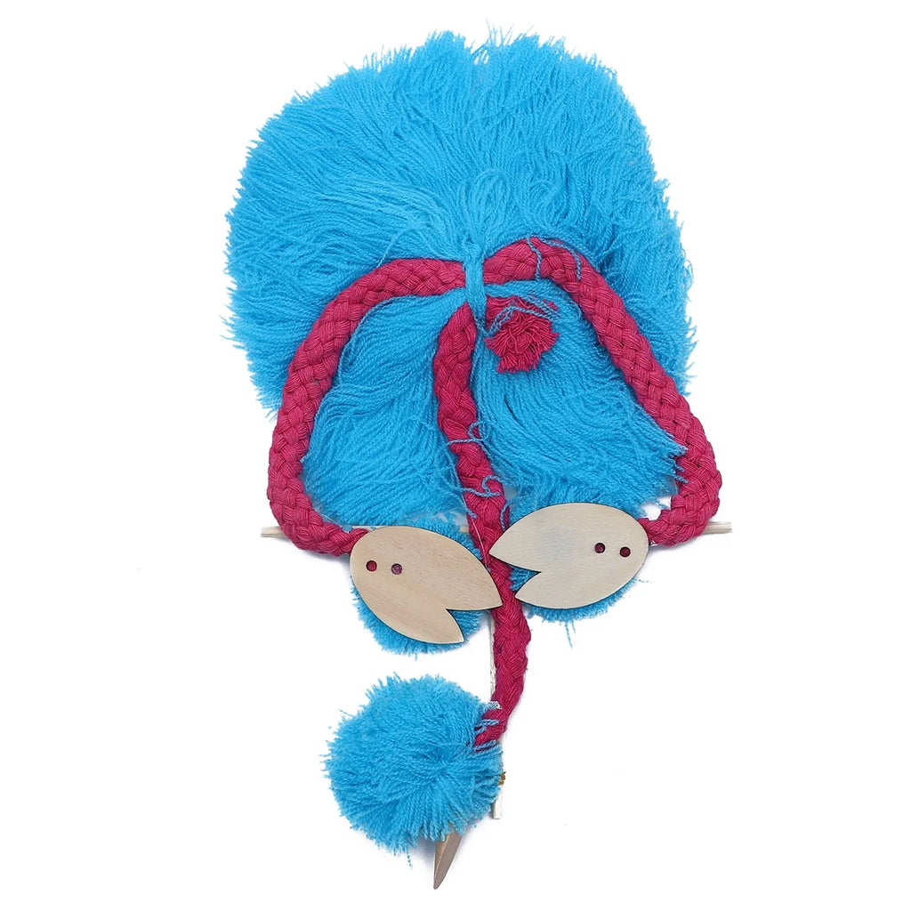 Sky-blue Plush Ostrich Marionette Toy A3162