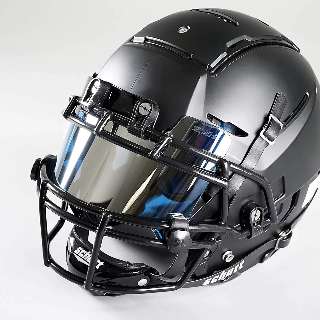 Cobalt Blue Silver Machine Helmet Visor L49040
