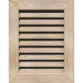 Unfinished Pine Vertical Gable Vent J232533