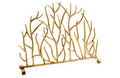 Gold Decorative Twig Fire Screen I433