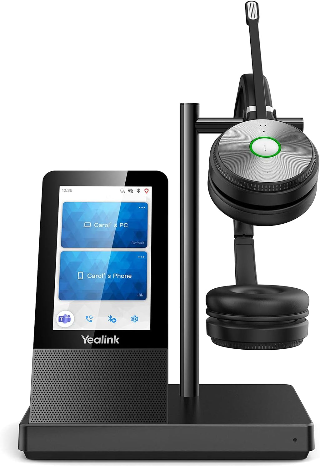 Wireless DECT Headset with Microphone for PC Computer Laptop VoIP Phone IP Phone W70955