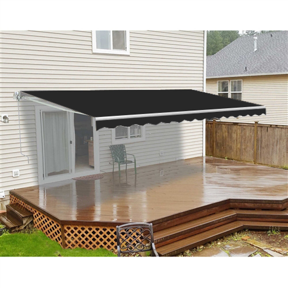 Black Retractable Patio Awning Z256140