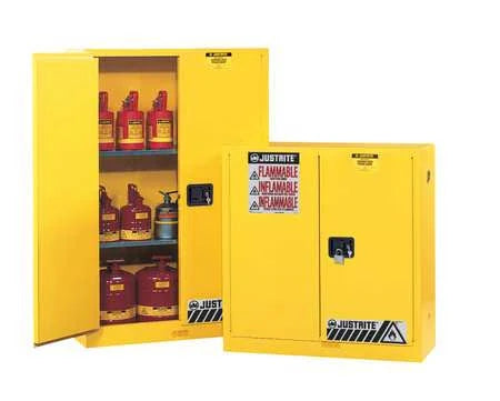45 Gallon Gray Flammable Safety Cabinet A838