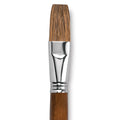 Synthetic Kolinsky Long Handle Brush Flat #24 X964673