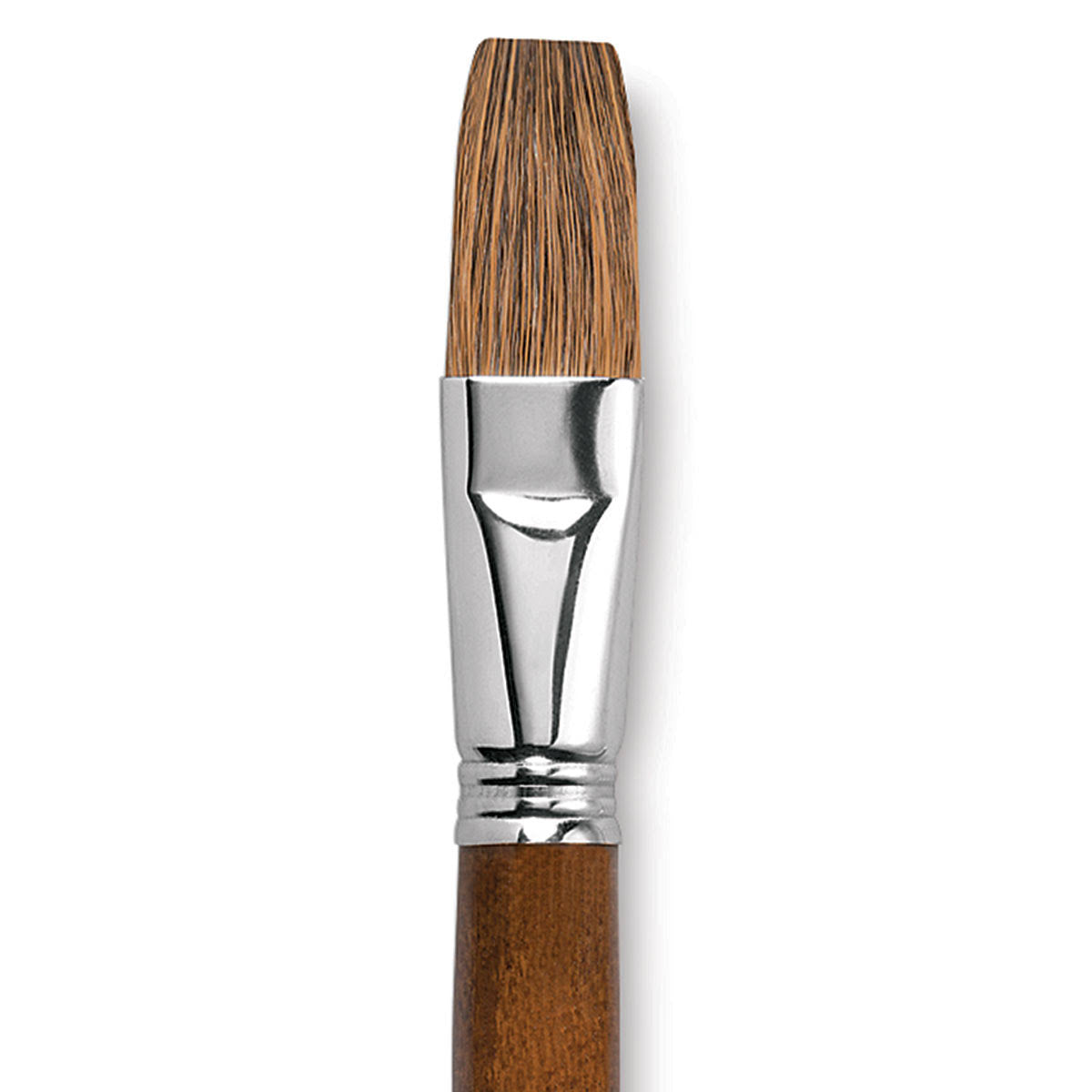 Synthetic Kolinsky Long Handle Brush Flat #24 X964673
