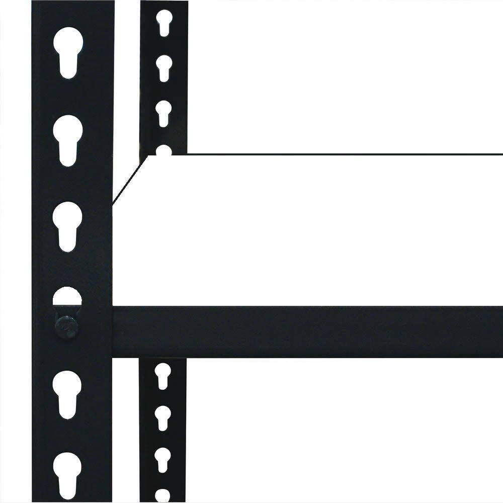5 Shelves White Laminated Board Boltless Office Shelving H913570
