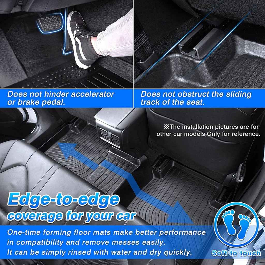 All Weather Floor Liners for Ford Explorer 7 Seats TPE Y48497
