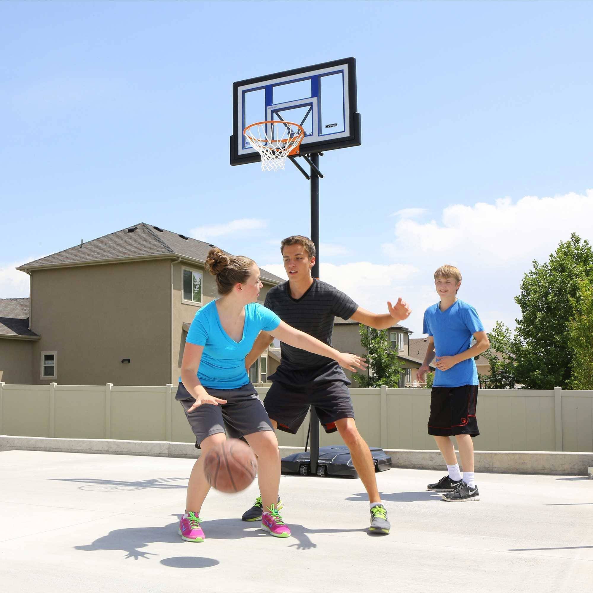 48-Inch Polycarbonate Portable Basketball Hoop O340837