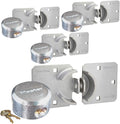 4 Keyed Alike Padlocks with Hidden Shackle B84212