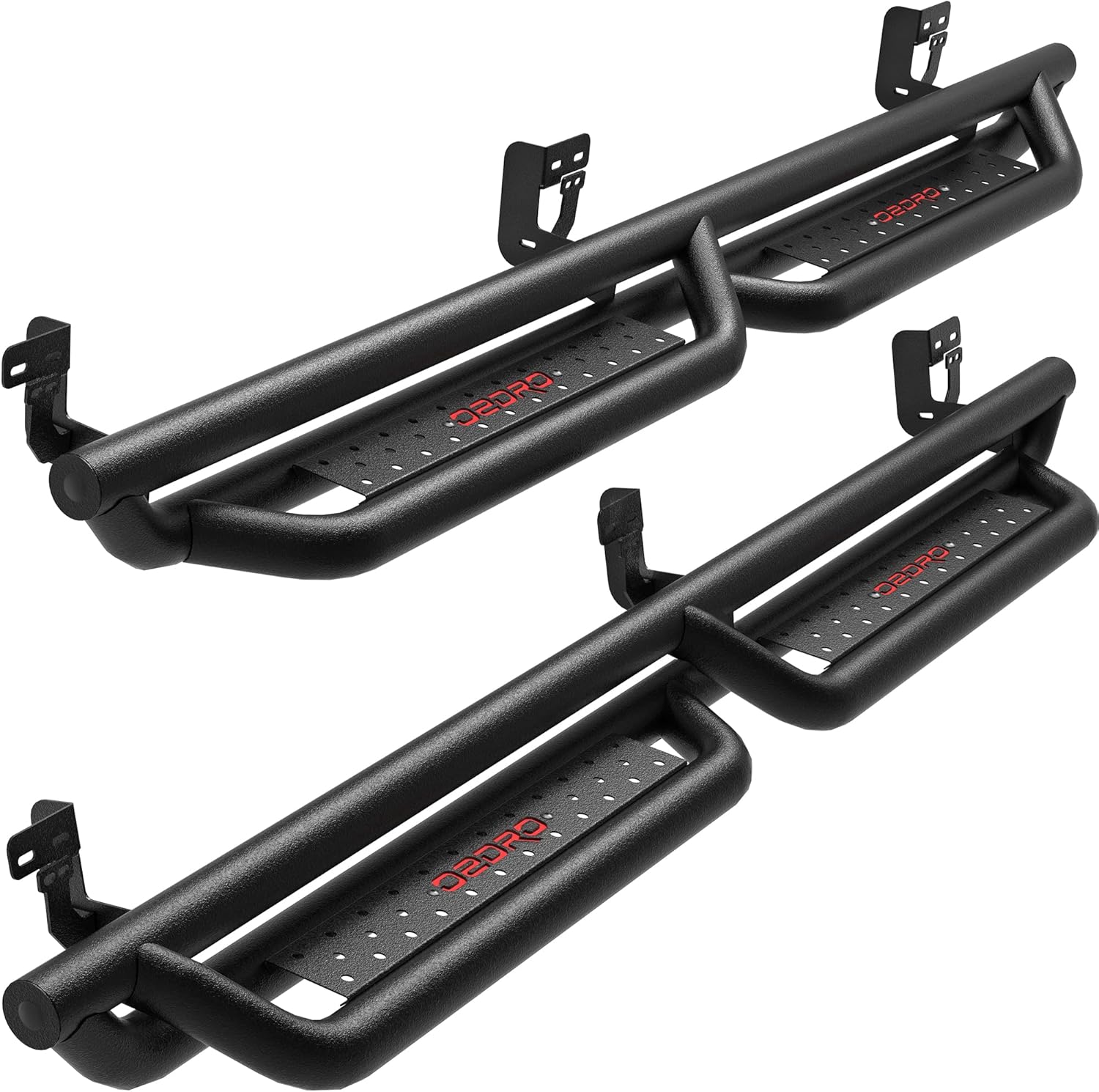 6 Inch Bolt-on Side Steps Steel Nerf Bar S21018