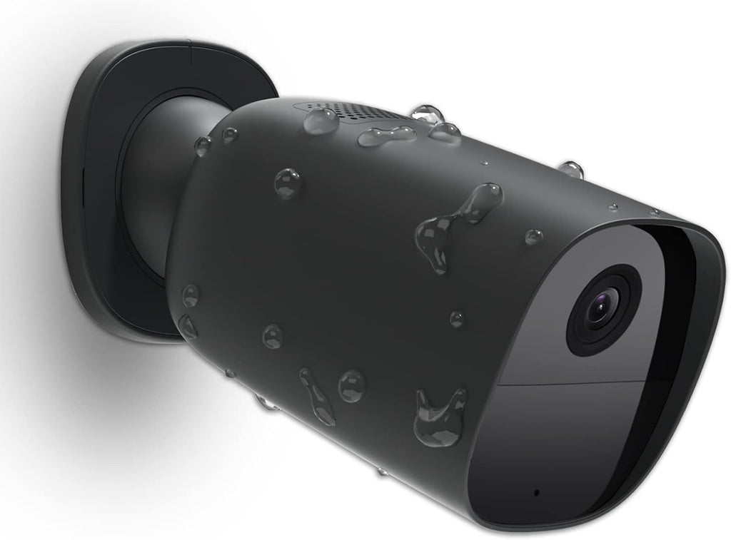 2K Wireless WiFi Security Camera, Battery Powered, AI Motion Detection, Color Night Vision, 2-Way Audio, Black Y32277