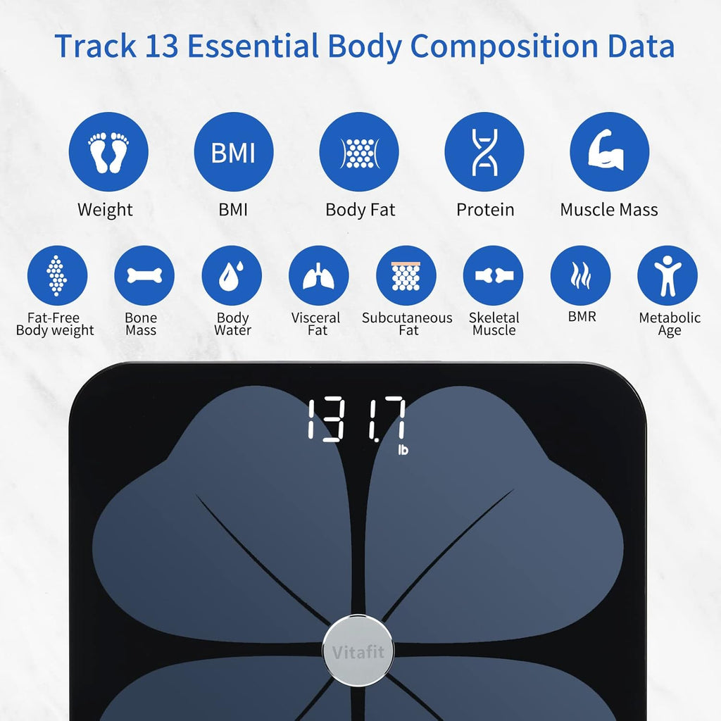 Black Smart Body Fat Scale Pack of 2 P9897