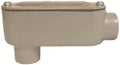 4in Aluminum Die Cast Threaded Conduit Body with Flat Cover & Gasket E5166