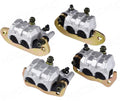 Front + Rear Brake Calipers Set with Pads Pack of 2 L929596