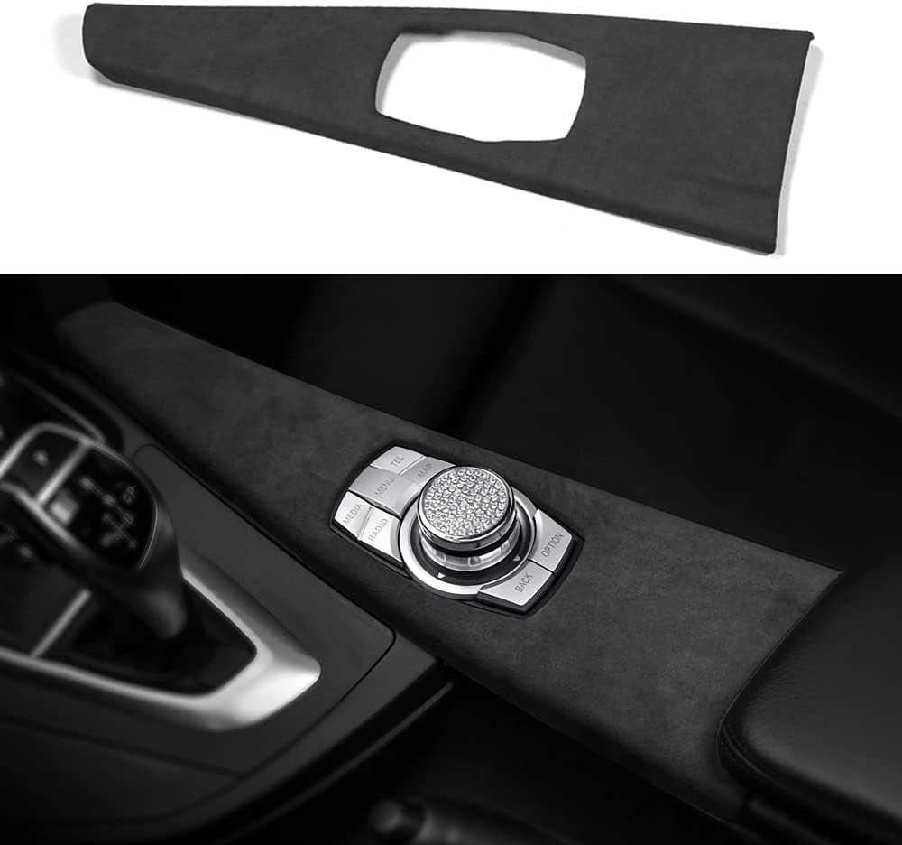 Multimedia Buttons Panel Cover Trim Sticker Kit Interior Accessories Pack of 2 A144406