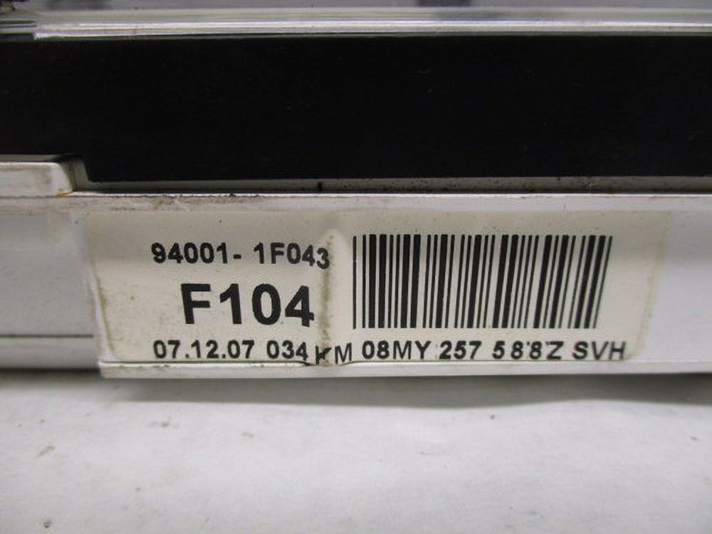 2008 Kia Sportage Speedometer Cluster MPH 2.7L 94k OEM H2438