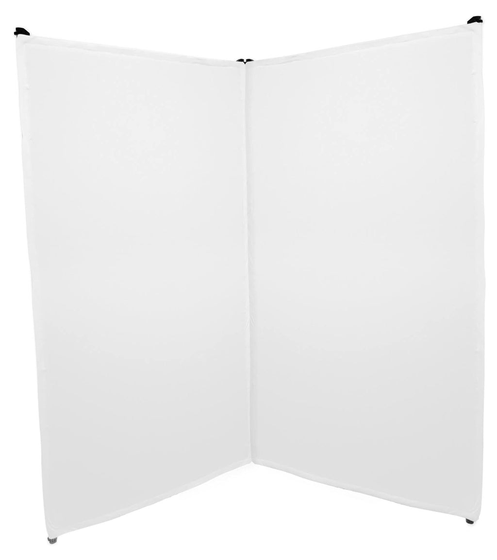 White DJ Facade Extension with 2 Extra Foldable Panels P283