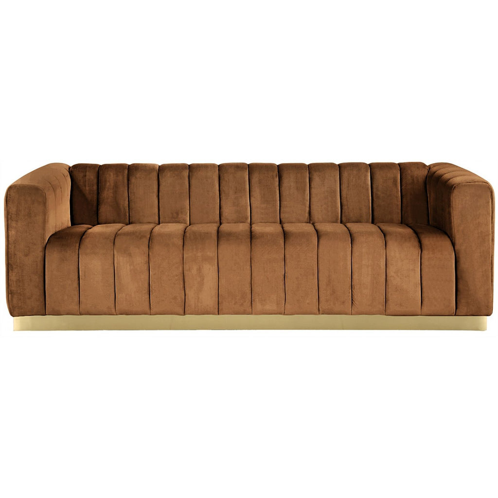 Saddle Velvet Sofa T48453
