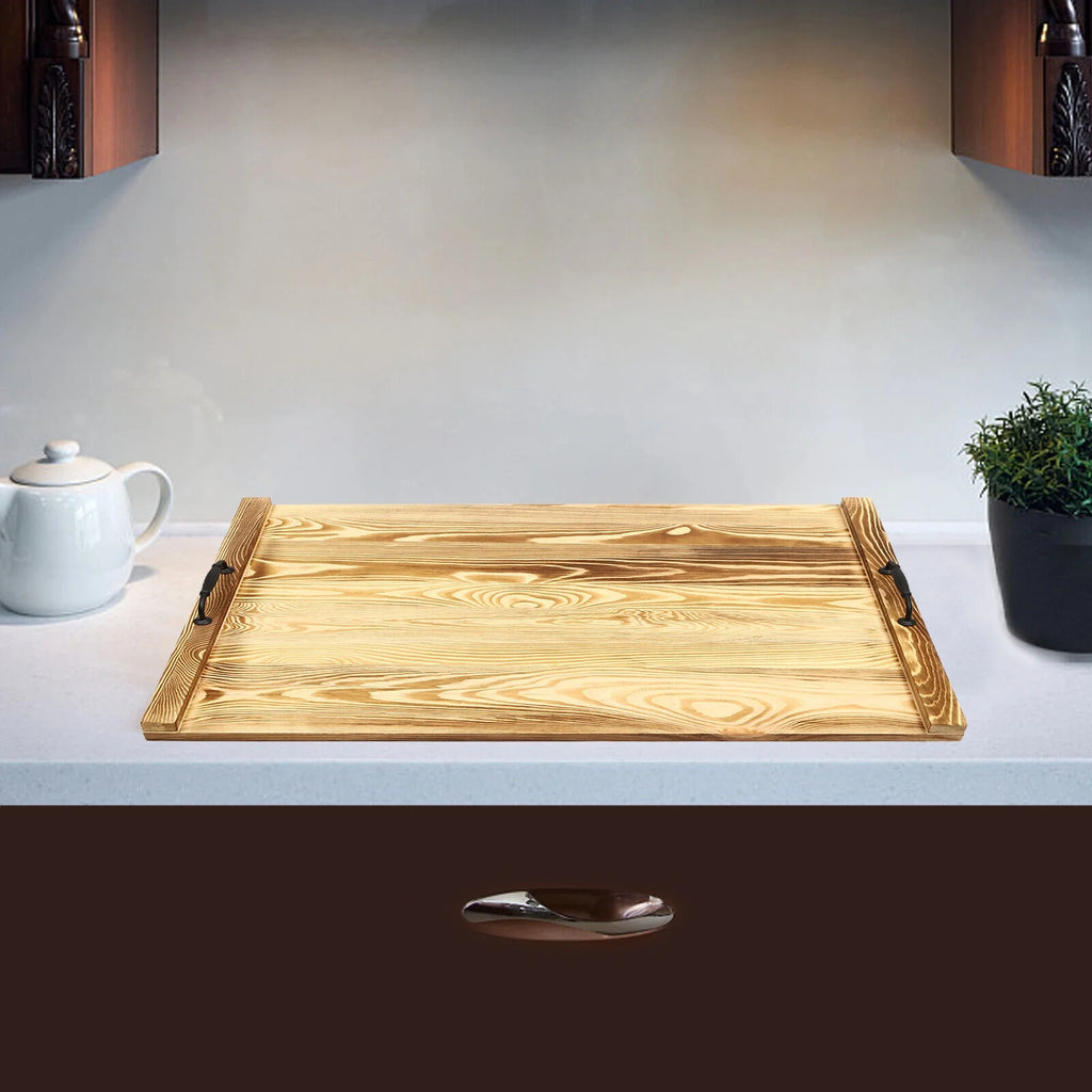 Pine Wood Noodle Board Stove Cover W96284