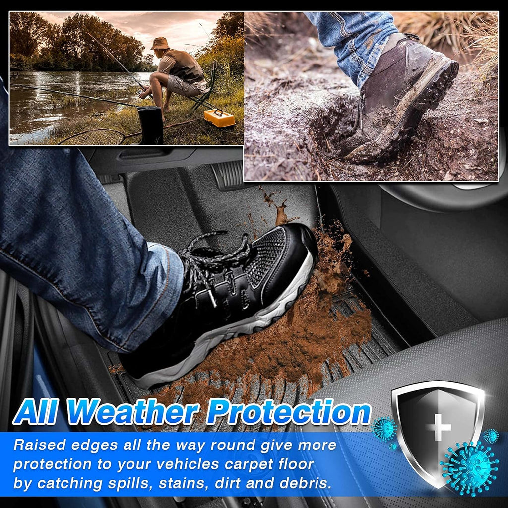 All Weather Floor Liners for Ford Explorer 7 Seats TPE Y48497