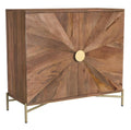 Brown Mango Wood Two Door Cabinet X4210
