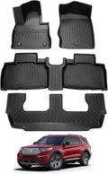 All Weather Floor Liners for Ford Explorer 7 Seats TPE Y48497