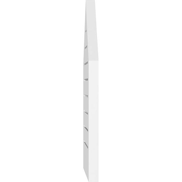 Peaked Top Surface Mount PVC Gable Vent K8617