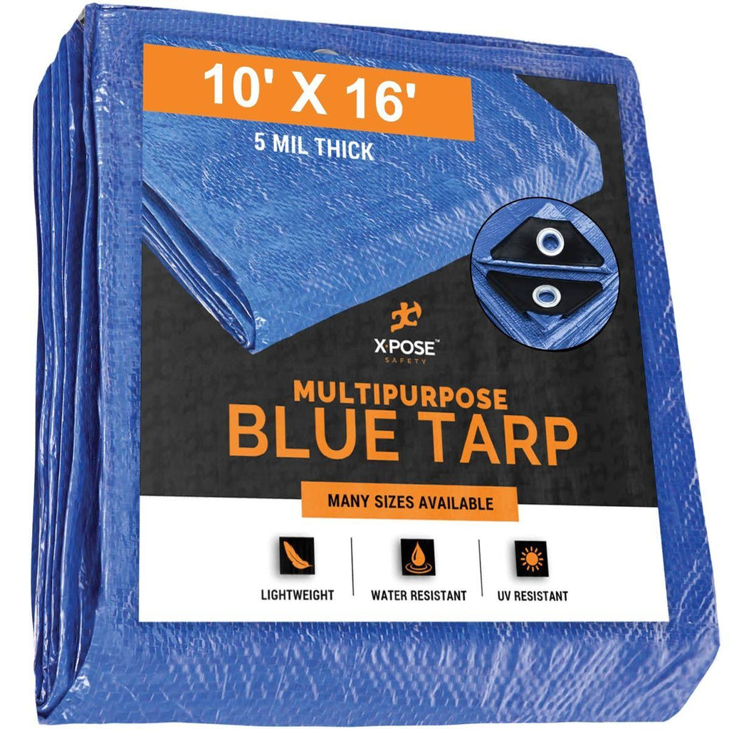 Blue Poly Tarps 10 x 16 - Case of 12 A37792
