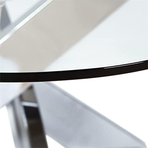 Chrome Metal Coffee Table B276257