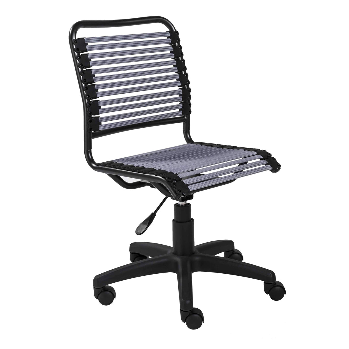 Light Gray Low Back Office Chair with Graphite Black Frame and Base G7442